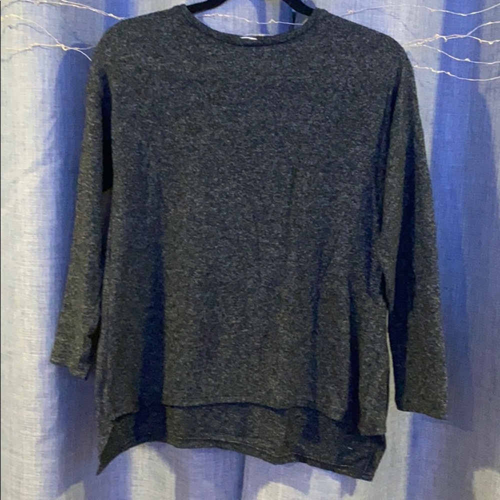 Zara Girls Black Long Sleeve Sweater